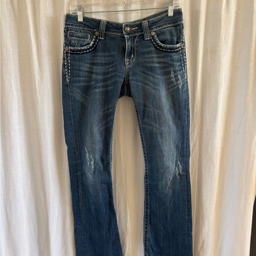 Miss me bedazzled saint flare jeans